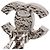 Chanel Silver CC Brass Faux Pearl Clip On Earrings Silvery - view 3