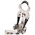 Chanel Silver CC Brass Faux Pearl Clip On Earrings Silvery - view 5