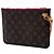 Pochette Louis Vuitton Monogram Neverfull MM Marrón Castaño - vista 2