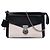 Céline Borsa a tracolla bustina con zip in pelle bicolore nera Celine Nero