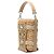 Borsa bucket cesta Sahara in rafia e pelle marrone Dior Beige - vista 2
