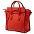 Céline Borsa Celine Orange Nano Leather Luggage Tote Rosso Arancione - vista 2