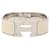 Pulseira Hermès Clic Clac H de esmalte largo bege PM  - vista 1