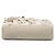 Tote Chanel Mini in scamosciato marrone con borchie e frange Beige - vista 3
