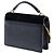 Borsa a mano Monogram Sunset in scamosciato e pelle di vitello nera Medium di Saint Laurent Nero - vista 2
