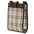 Borsa a tracolla in tela Burberry Beige House Check - vista 2