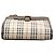 Borsa a tracolla in tela Burberry Beige House Check - vista 3