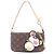Borsa Louis Vuitton LV x TM Pochette Accessoires Monogram Panda Marrone Multicolore