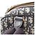Borsa bowling Christian Dior Dior D-vibe Beige Blu navy - vista 6