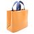 Sac cabas en cuir orange Louis Vuitton - vue 2
