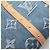 Keepall Borsa Boston Monogram Denim Louis Vuitton Blu - vista 6