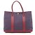 Hermès Borsa Tote Hermes Garden Party PM Bordò Blu navy
