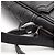 Sac à bandoulière Salvatore Ferragamo en cuir noir Gancini - vue 7
