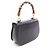 Borsa Gucci Bamboo in pelle nera Nero - vista 2