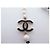 NUOVO COLLANA CHANEL LOGO CC EMAIL NERO PERLE & METALLO DORATO 49 CM D'oro - vista 5