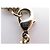 NUOVO COLLANA CHANEL LOGO CC EMAIL NERO PERLE & METALLO DORATO 49 CM D'oro - vista 7