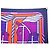 Hermès NUOVO FULLETTO HERMES QUADRIGE PIERRE PERON CARRÉ 90 SETA MULTICOLORE - vista 3