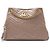 Borsa a Spalla con Catena Gucci Matelasse Leather GG Marmont Medium Marrone Beige