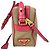 Borsa a tracolla Prada Jacquard Canvas Khaki Corda Peonia Marrone - vista 10