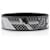 Hermès Bracciale largo in smalto stampato Hermes Nero  - vista 1