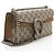 Borsa a tracolla Gucci GG Supreme Crystal Dionysus Medium E/W Marrone Beige - vista 2