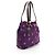 Tote Prada Tessuto Jeweled Pietre - VENTE FINALE Violet - vue 2