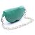 Bottega Veneta The Chain Pouch Mini - Marsupio in pelle verde - vista 2