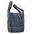 Borsa Tote Chanel Denim CC Coco Mark Logo Blu - vista 3
