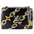 Louis Vuitton Epi Leder Schultertasche Schwarz