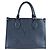 Borsa Louis Vuitton Monogram Empreinte Blu - vista 3