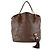 Borsa a tracolla in pelle marrone Louis Vuitton