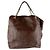 Borsa a tracolla in pelle marrone Louis Vuitton - vista 3