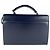 Borsa a tracolla in pelle blu navy Saint Laurent - vista 3