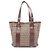 Fendi Zucchino Tote Bag Braun Beige