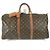 Borsa da viaggio Louis Vuitton Monogram Keepall 50 Marrone