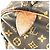 Borsa da viaggio Louis Vuitton Monogram Keepall 50 Marrone - vista 11