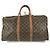 Borsa da viaggio Louis Vuitton Monogram Keepall 50 Marrone - vista 2