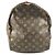 Borsa da viaggio Louis Vuitton Monogram Keepall 50 Marrone - vista 3