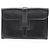 Borsa a mano clutch Hermès Jige PM Second Bag Nero