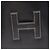 Borsa a mano clutch Hermès Jige PM Second Bag Nero - vista 6
