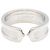 Anello Cartier C2 Small Band in oro bianco 18K Argento - vista 2