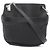 Bolsa de ombro Gucci em nylon preto e couro