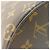 Borsa a tracolla Louis Vuitton Monogram Macassar Soft Polochon Marrone D'oro - vista 4