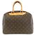 Borsa Louis Vuitton Monogram Bowling Vanity M47270 Marrone - vista 2