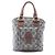 Céline Borsa Tote Celine Paris Macadam Marrone Blu