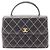 Borsa a mano con manico Wild Stitch Chanel Nero