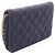 Borsa a Spalla Chanel Matelassé Marine Charm Marrone Blu navy - vista 2