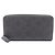 Louis Vuitton Zippy Wallet aus schwarzem Leder