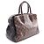 Borsa 2-Way Louis Vuitton Normandie Damier Ebene Noir Marrone Nero - vista 2