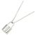 Collana con pendente Lockit Louis Vuitton Argento